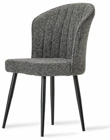 Set de scaune de sufragerie Rubi Anthracite, 2buc., 2 buc.