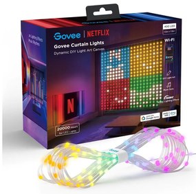 Instalație LED RGB decorativă dimabilă Govee LED/15W/230V IP65 Wi-Fi