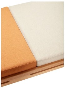 Bancă portocalie/crem Amber – Hübsch