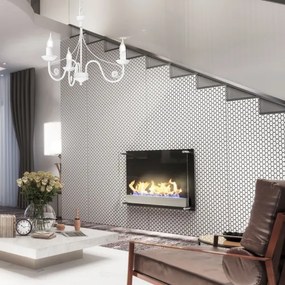 Lustră pe lanț DONATO 3xE14/40W/230V alb