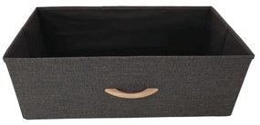 Comodă cu sertare din material textil HAZEL TIP 3,maro, XL