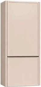 Dulap coloana mediu suspendat KolpaSan Orphia 1 usa si 1 sertar 45x100 cm finisaj light grey