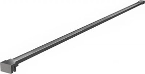 Mexen suport simplu pentru perete de duș 6-8 mm, gri armă periat - 800-01-66