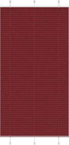 vidaXL Jaluzea plisată Bordeaux Roșu 105x200 cm Lățime țesătură 104,4cm