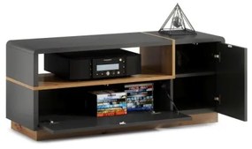 Comodă de televizor FRED antracit/stejar artizan