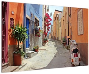 Tablou cu strada din Sardinia (90x60 cm)