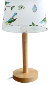 Lampă pe picior, lemn/material model pasăre, QENNY TYP 7 LT6026