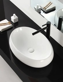 Lavoar Melania alb ceramica sanitara - 60 cm