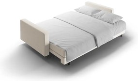 Canapea crem extensibilă, cu spațiu de depozitare 222 cm Bali – Cosmopolitan Design