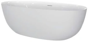 Cada freestanding Florida Aura Slim 170 ovala cu instalatie completa alb