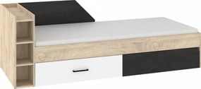 Pax Pax-07 Pat 90L 2T Stjar Endgrain/Alb/Beton Negru