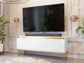 Dulap TV Gelean 3D (Alb + auriu) . 1106216