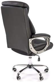 Scaun de birou Helder piele ecologica negru H120 cm