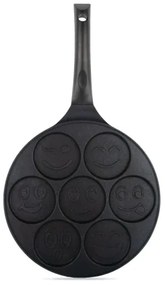 Tigaie pentru clătite KITCHISIMO, 26 cm, neagră