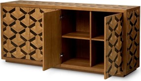 Comoda design LUX furnir de stejar Rubicon