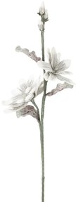 Floare artificiala gri din plastic si metal, ø 25 x H98 cm, Magnolia B Mauro Ferreti