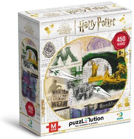 PUZZLE HARRY POTTER - MINISTERUL MAGIEI & ALEEA NOCTURN (450 PIESE) - DODO (DO200504)