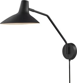 DESIGN FOR THE PEOPLE Lampa de perete DARCI negru 23 cm