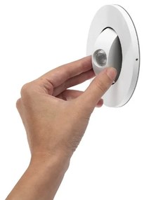 Spot incastrabil cu reader LED directionabil CLICK White