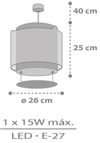 Dalber 76302 - Lustră pentru copii SNOOPY 1xE27/15W/230V alb/roșu