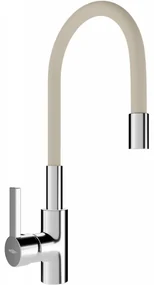 Mexen Flex baterie de bucătărie, Crom/Bej - 670900-09