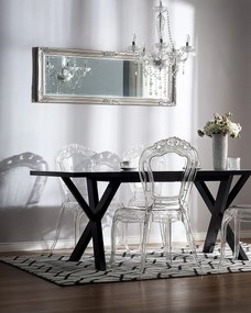Set 2 buc. scaune pentru sufragerie Vitton (transparent). 1009867