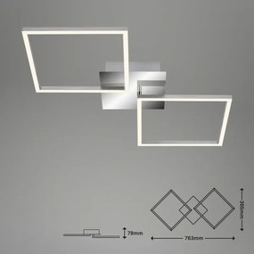 Plafonieră LED FRAMES 2xLED/16W/230V Briloner 3192-018