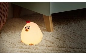 Lampă de veghe LED reîncărcabilă, reglabilă, pentru copii, 1 W/5 V, 3000 K, 800 mAh, puișor