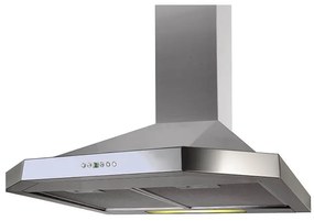 Hota KUGERR D100 - 90cm, Putere Absorbtie 983 mc/h, Inox - Aspirator, Decorativa, Silentioasa, Puternica, Robusta, de Perete