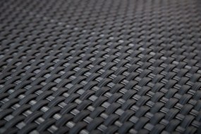 Ghiveci de rattan Novara antracit 35x35x60