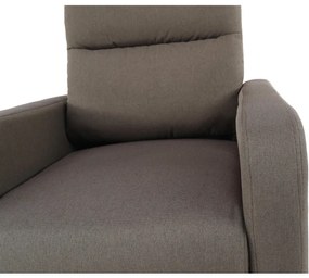 Fotoliu relaxant, maro, cu recliner manual, Bortis Impex