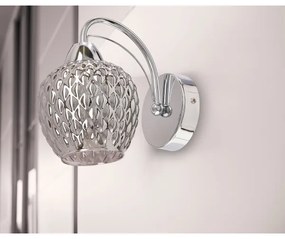 Lampă de perete TOBIAS 1xE27/40W/230V crom lucios