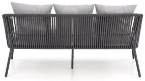 Set de gradina Rocca - 5 locuri, gri