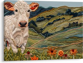 Tablou - Imitație de motiv tricotat (70x50 cm)