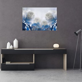 Tablou - Trandafir alb (90x60 cm)