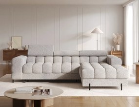 Coltar extensibil cu spatiu pentru depozitare, 285x181x93 cm, Felro R, Eltap (Culoare: Gri / Aura 04)