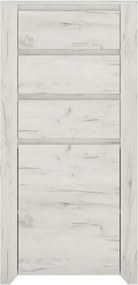 Comoda ANGEL TIP 35, alb, PAL melaminat, 56x40x116 cm