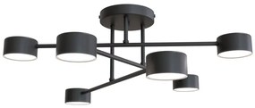 Plafonieră HALO 6xGX53/8W/230V negru