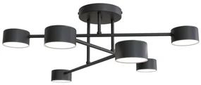 Plafonieră HALO 6xGX53/8W/230V negru