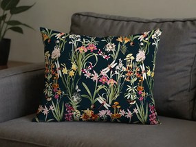 Husa decorativa pentru perna MYSTIC GARDEN 50x70 cm, verde inchis