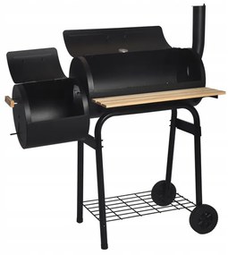 Grătar dublu mare cu termometru XXL