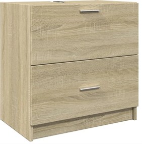 vidaXL Dulap de chiuvetă, stejar sonoma, 59x37x59 cm, lemn prelucrat