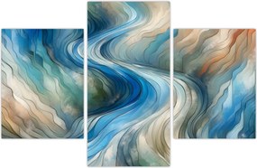 Tablou - Curent abstract (90x60 cm)