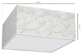 Plafonieră SENSO 2xE27/60W/230V alb