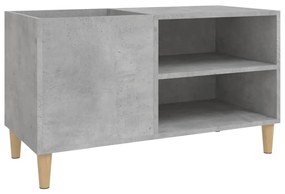831945 vidaXL Dulap pentru discuri gri beton 84,5x38x48 cm lemn prelucrat