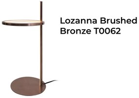 Veioza, Lampa de masa LED Lozanna Brushed Bronze