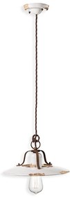 Pendul design retro realizat manual din ceramica COUNTRY, 30cm