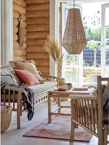 Canapea de grădină bej natural din bambus Sole – Bloomingville