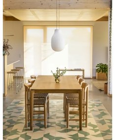 Lustră pe cablu FARO 28300 ISABELLE 1xE27/15W/230V d. 31 cm alb