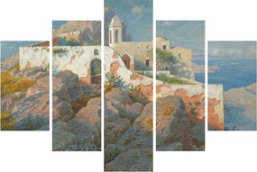 Tablou - William Stanley Haseltine, Santa Maria a Cetrella, Anacapri, reproducere (150x105 cm)